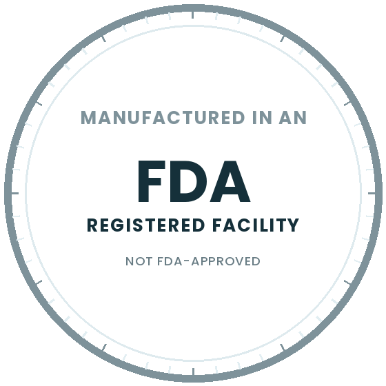 Produced in an FDA-registered facility